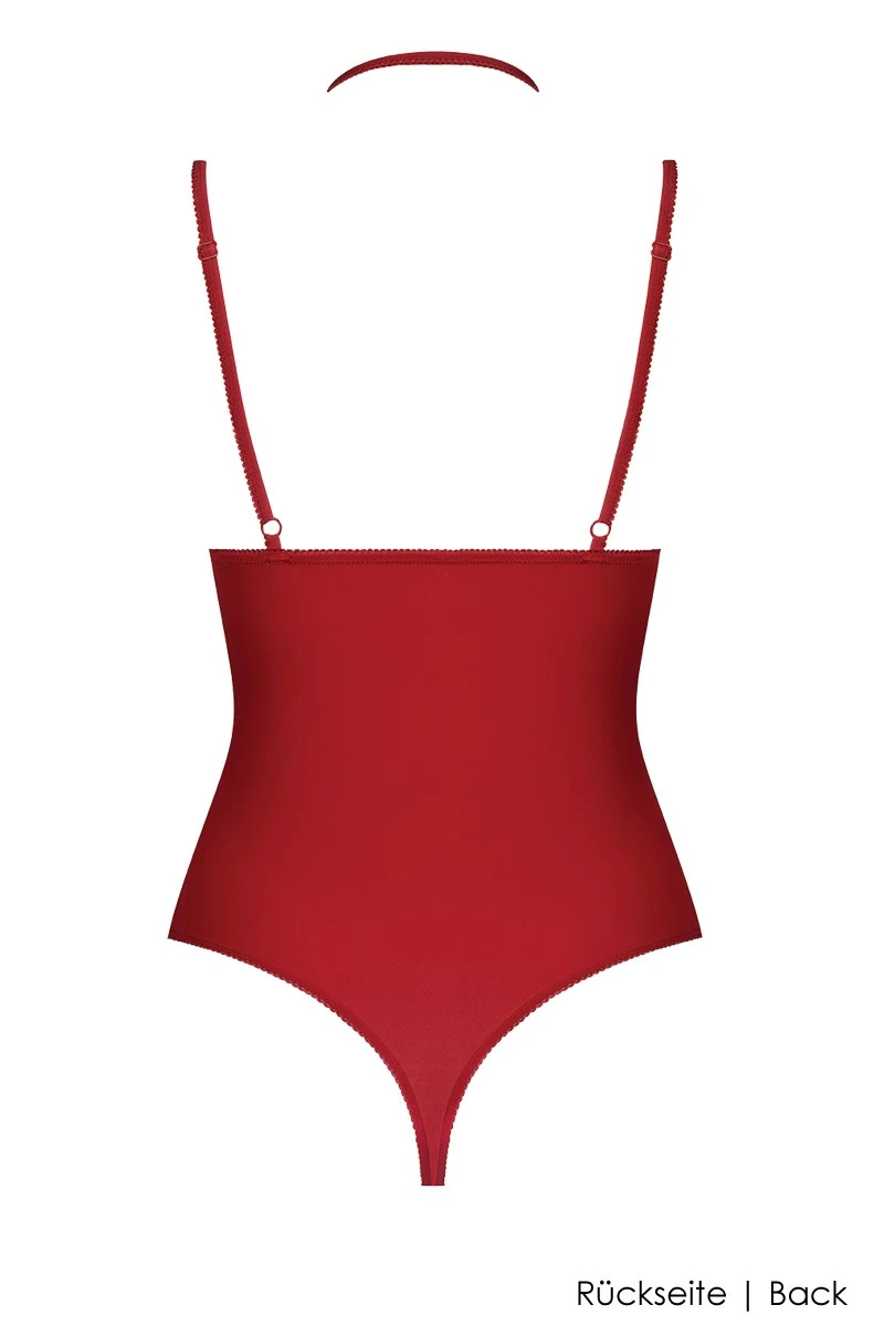 Maison Close - Le Petit Secret Topless Thong Body - Red 7 Maison Close - Le Petit Secret Topless Thong Body - Red – Bild 5