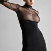 Maison Close - Madame Reve Party Dress - Black -Exquisites Dessous-Geschäft MAISON CLOSE MADAME REVE KURZ KLEID 3 1280x1280