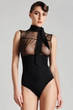 Maison Close - Madame Reve Thong Body - Black