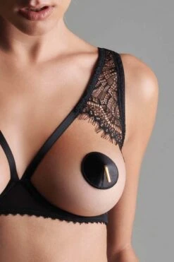 Maison Close - Accroche Coeur Open Cup Bra - Black -Exquisites Dessous-Geschäft MAISON CLOSE OUVERT BH 4 1280x1280