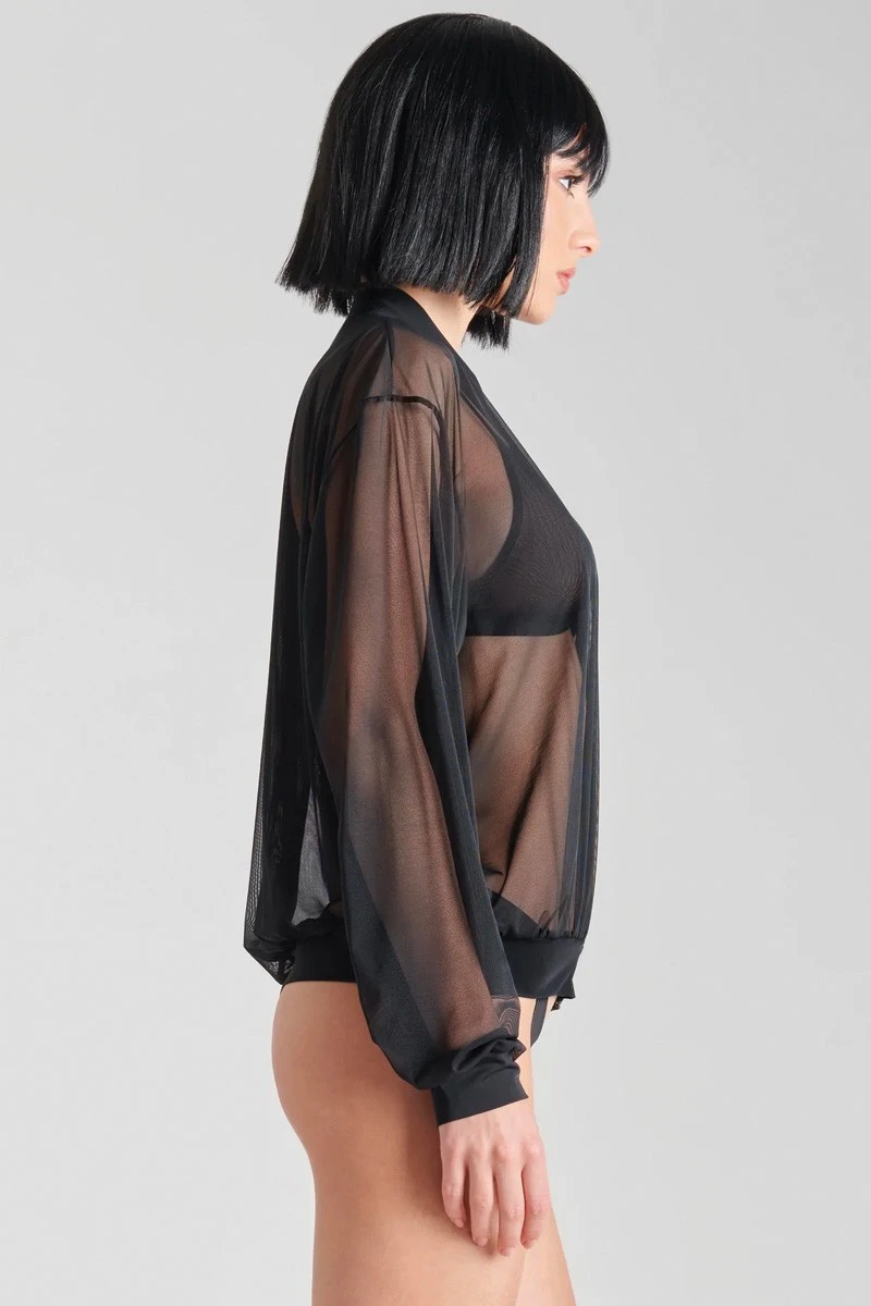 Maison Close - Pure Tentation Bomber Jacket - Black 4 Maison Close - Pure Tentation Bomber Jacket - Black – Bild 2