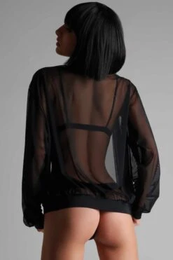 Maison Close - Pure Tentation Bomber Jacket - Black 15 Maison Close - Pure Tentation Bomber Jacket - Black -Exquisites Dessous-Geschäft MAISON CLOSE PURE TENTATION BOMBER 4PWl8TrSdwiZwm 1280x1280