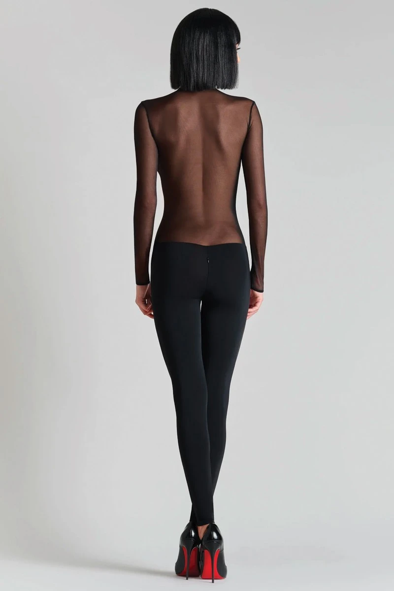 Maison Close - Pure Tentation Longsleeve Catsuit - Black 6 Maison Close - Pure Tentation Longsleeve Catsuit - Black – Bild 4