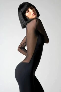 Maison Close - Pure Tentation Longsleeve Catsuit - Black 17 Maison Close - Pure Tentation Longsleeve Catsuit - Black -Exquisites Dessous-Geschäft MAISON CLOSE PURE TENTATION CATSUIT LONG SLEEVES BLACK 6 1280x1280