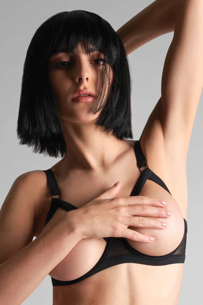 Maison Close - Pure Tentation Open Bra - Black 3 Maison Close - Pure Tentation Open Bra - Black