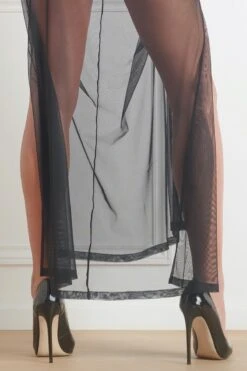Maison Close - Madame Reve Mesh Dress - Black -Exquisites Dessous-Geschäft MAISON CLOSE PURE TENTATION ROBE LONGUE 608867 6 1280x1280