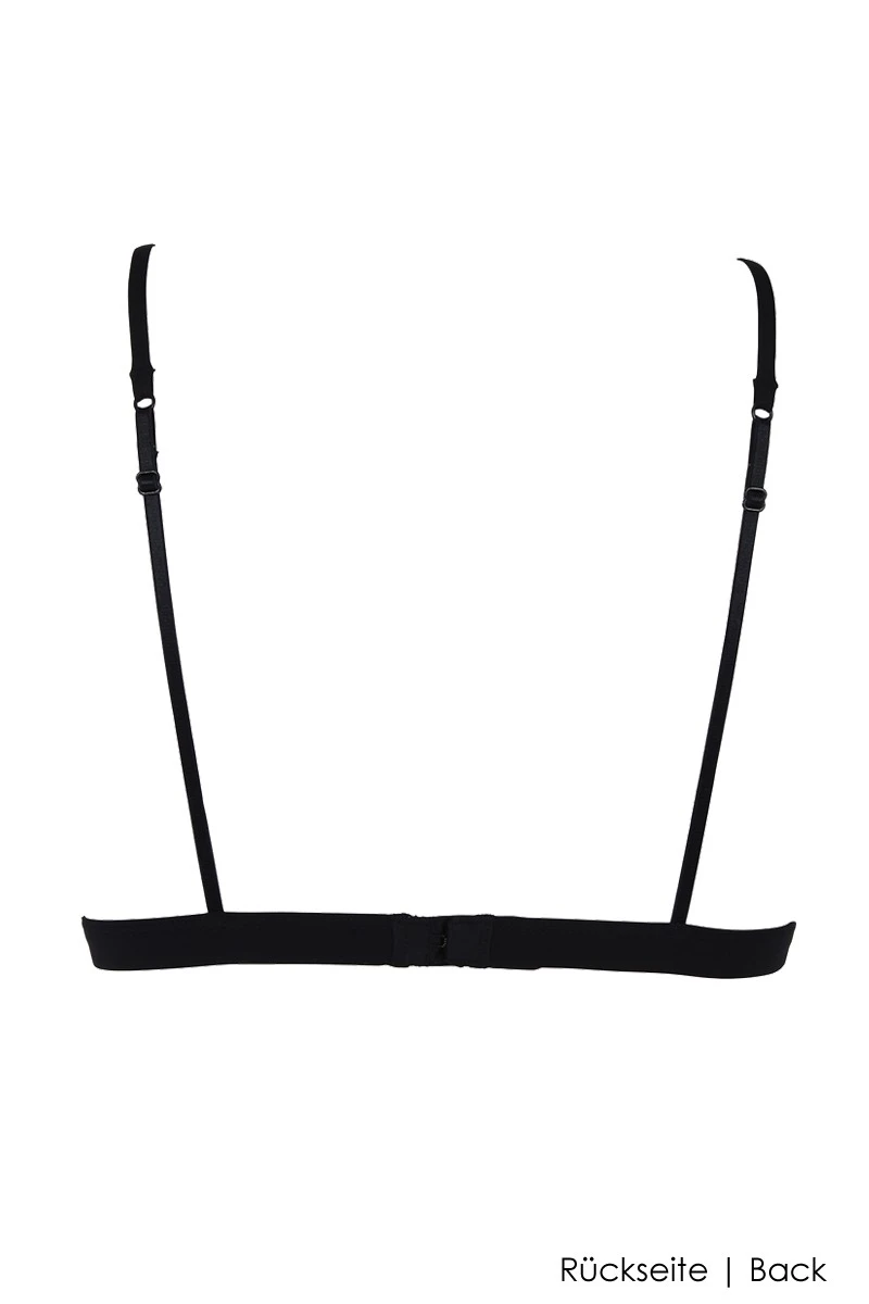 Maison Close - Pure Tentation Triangle Bra - Black 7 Maison Close - Pure Tentation Triangle Bra - Black – Bild 5