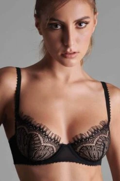 Maison Close - Accroche Coeur Lace Bra - Black