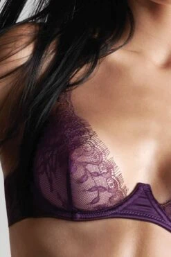 Maison Close - Villa Satine Wired Bra - Violet -Exquisites Dessous-Geschäft MAISON CLOSE VILLA SATINE BALCONETTE BH PURPLE 7 1280x1280