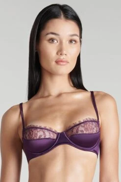 Maison Close - Villa Satine Lace Bra - Violet