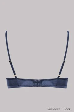 Maison Close - Villa Satine Wired Bra - Blue -Exquisites Dessous-Geschäft MAISON CLOSE VILLA SATINE BLAU BUEGEL BH 8 1280x1280