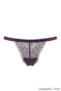 Maison Close - Villa Satine Mini Thong - Violet -Exquisites Dessous-Geschäft MAISON CLOSE VILLA SATINE MINI STRING PURPLE 1 1280x1280