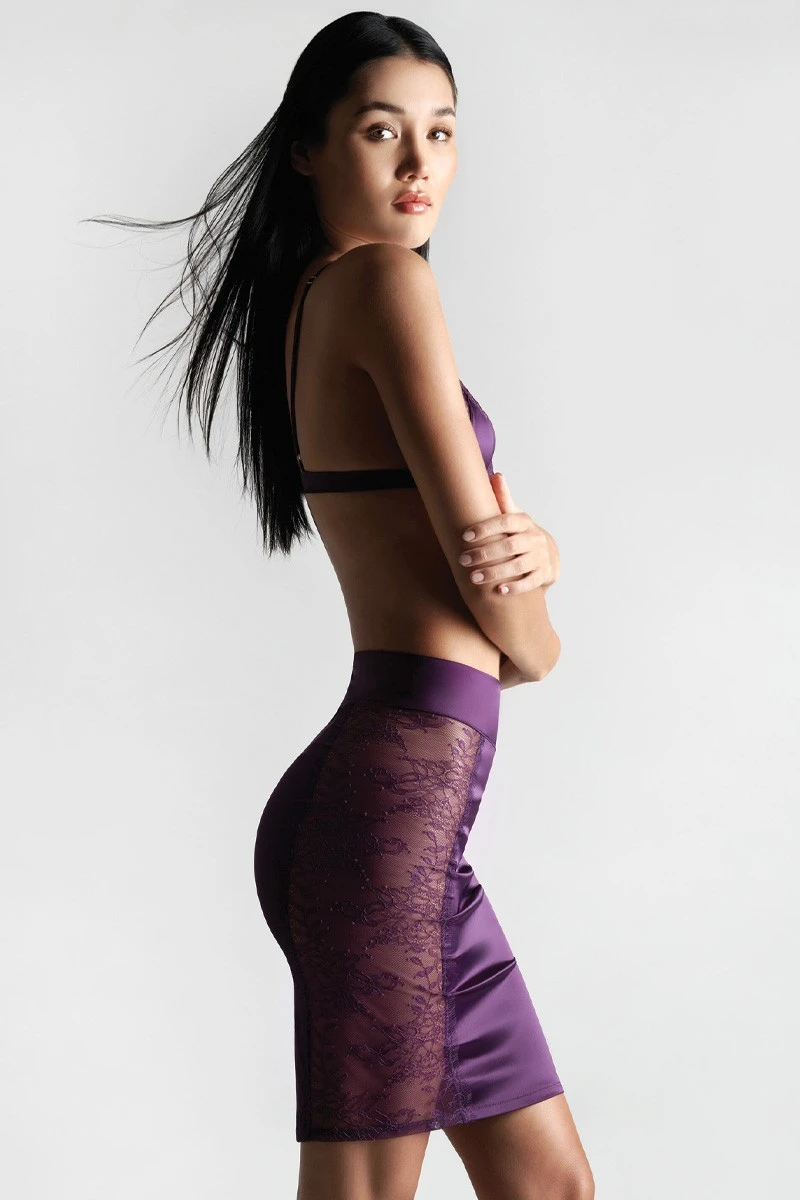 Maison Close - Villa Satine Skirt - Violet 4 Maison Close - Villa Satine Skirt - Violet – Bild 2