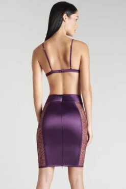 Maison Close - Villa Satine Skirt - Violet 13 Maison Close - Villa Satine Skirt - Violet -Exquisites Dessous-Geschäft MAISON CLOSE VILLA SATINE SKIRT PURPLE 8 1280x1280