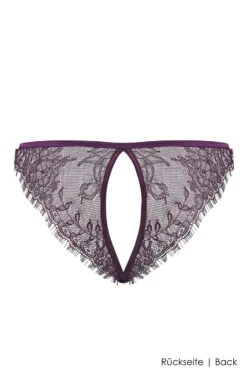 Maison Close - Villa Satine Open Panty - Violet -Exquisites Dessous-Geschäft MAISON CLOSE VILLA SATINE SLIP OUVERT PURPLE 1 1280x1280