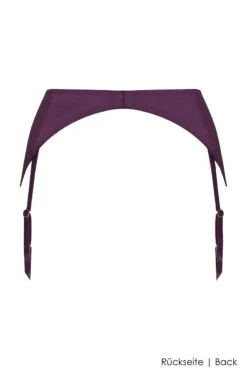 Maison Close - Villa Satine Suspender Belt - Violet -Exquisites Dessous-Geschäft MAISON CLOSE VILLA SATINE STRAPSGUERTEL PURPLE 4 1280x1280