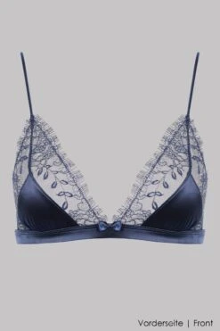 Maison Close - Villa Satine Triangle Bra - Blue -Exquisites Dessous-Geschäft MAISON CLOSE VILLA SATINE TRIANGEL BH BLAU 8 1280x1280