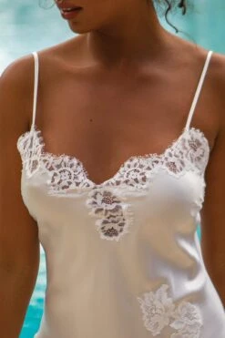 Marjolaine - Silk Slip Dress - 4OCE0105-0074 -Exquisites Dessous-Geschäft MARJOLAINE NEGLIGEE 4OCE0105 NATURAL 2 1280x1280