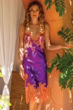 Marjolaine - Silk Slip Dress - 4NYM6101-9149