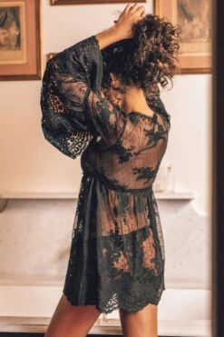 Marjolaine - Lace Babydoll - 6ODE0203-0004 -Exquisites Dessous-Geschäft MARJOLAINE ODESSA BABYDOLL BLACK 6 1280x1280