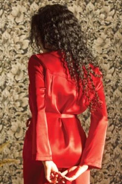 Marjolaine - Soie Unie Silk Pajama Set - Red -Exquisites Dessous-Geschäft MARJOLAINE SOIE UNIE PYJAMA RED 6lVVMkwBBvTzLe 1280x1280