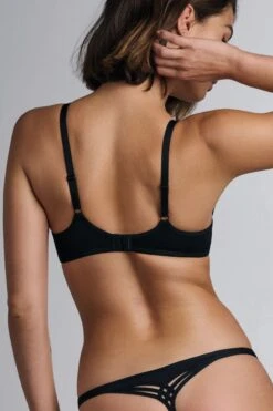 Marlies Dekkers - Dame De Paris Push Up Bra - Black -Exquisites Dessous-Geschäft MARLIES DEKKERS 15421 Dame de Paris Schwarz Black Push up BH Bra 5 1280x1280