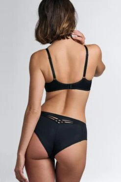 Marlies Dekkers - Dame De Paris Brazilian Brief - Black -Exquisites Dessous-Geschäft MARLIES DEKKERS 15422 Dame de Paris Schwarz Black 8cm Brazilian Slip Brief 1 1280x1280