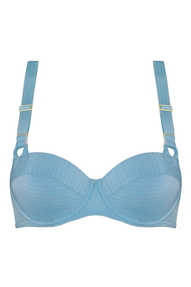 Marlies Dekkers - Gloria Balcony Bra - Airy Blue Gold 8 Marlies Dekkers - Gloria Balcony Bra - Airy Blue Gold – Bild 6