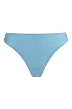 Marlies Dekkers - Gloria String - Airy Blue Gold Pinstripe -Exquisites Dessous-Geschäft MARLIES DEKKERS 36312 Gloria Airy Blue 4cm String Thong 12 1280x1280