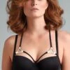 Marlies Dekkers - Triangle Balcony Bra - Black -Exquisites Dessous-Geschäft MARLIES DEKKERS TRIANGLE BALCONY BRA 1 1280x1280