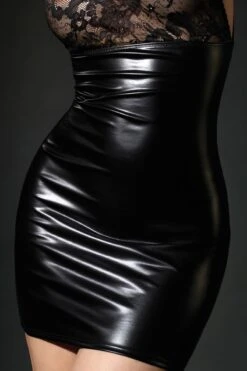 Patrice Catanzaro - Machi Wetlook Robe - Black -Exquisites Dessous-Geschäft Machi Wetlook Robe Catanzaro 4 1280x1280