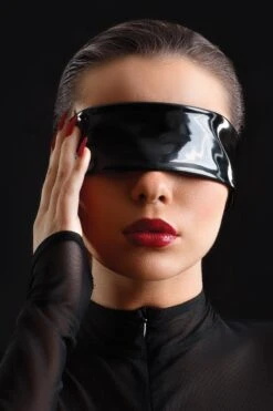 Maison Catanzaro - Vinyl Blindfold - Black