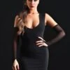 Maison Catanzaro - Brittany Party Dress - Black -Exquisites Dessous-Geschäft PATRICE CATANZARO BRITTANY ROBE LYCRA BLACK 1 1280x1280