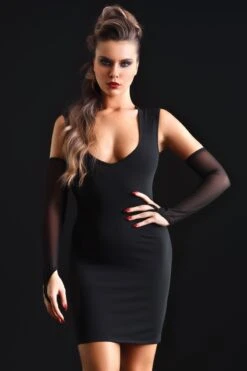 Maison Catanzaro - Brittany Party Dress - Black