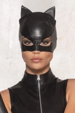Maison Catanzaro - Wetlook Catwoman Mask - Black -Exquisites Dessous-Geschäft PATRICE CATANZARO PETIT CHAT MASK 3 1280x1280