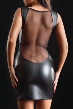 Maison Catanzaro - Prune Robe Leatherette - Black -Exquisites Dessous-Geschäft PATRICE CATANZARO PRUNE ROBE BLACK 7 1280x1280