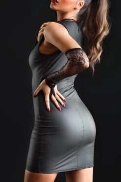 Maison Catanzaro - Tabitha Party Robe - Black -Exquisites Dessous-Geschäft PATRICE CATANZARO TABITHA ROBE LAQUE BLACK 6 1280x1280