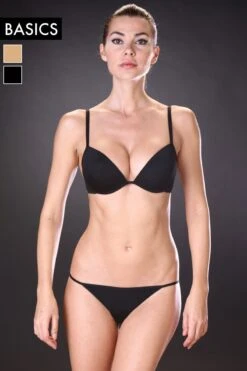 Ritratti Basics - Thong - Nude -Exquisites Dessous-Geschäft RITRATTI MILANO BASICS THONG SCHWARZ 6 1280x1280