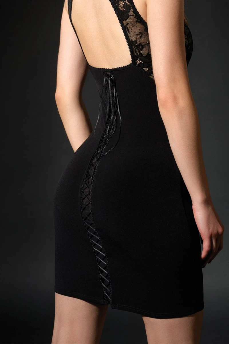 Patrice Catanzaro - Saori Lycra Robe - Black 12 Patrice Catanzaro - Saori Lycra Robe - Black – Bild 10