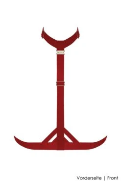 Bordelle Lingerie - Art Deco Harness - Red -Exquisites Dessous-Geschäft bordelle art deco harness red 6 6722 1280x1280