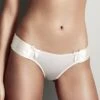 Bordelle Lingerie - Adjustable Webbed Thong - Cream