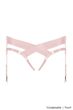 Bordelle Lingerie - Bondage Harness Brief Crotchless - Rose 12 Bordelle Lingerie - Bondage Harness Brief Crotchless - Rose -Exquisites Dessous-Geschäft bordelle lingerie harness brief pink 6 6428 1280x1280