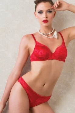 Cotton Club Silk - Wired Bra Potente - Red -Exquisites Dessous-Geschäft cotton club seta superior potente 3va buegel bh rot 3 4108 1280x1280