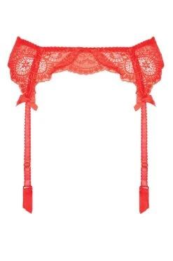 L Agent By AP - Vanesa Garter Belt - Red -Exquisites Dessous-Geschäft l agent by ap lusina l170 garterbelt rot 4 4237 1280x1280