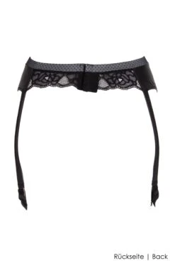 Ritratti Milano - Magenta Garter Belt - Black -Exquisites Dessous-Geschäft magenta line garterbelt 65687 schwarz 1 2584 1280x1280