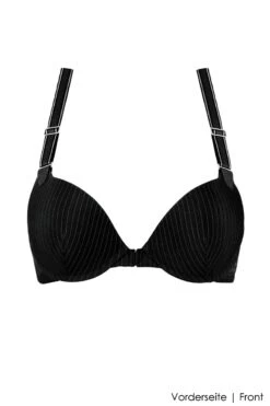 Marlies Dekkers - Gloria Push Up Bra - Black Pinstripe -Exquisites Dessous-Geschäft marlies dekkers gloria push up bh 18151 schwarz 5 4541 1280x1280